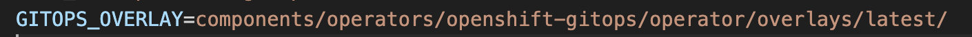GitOps overlay
