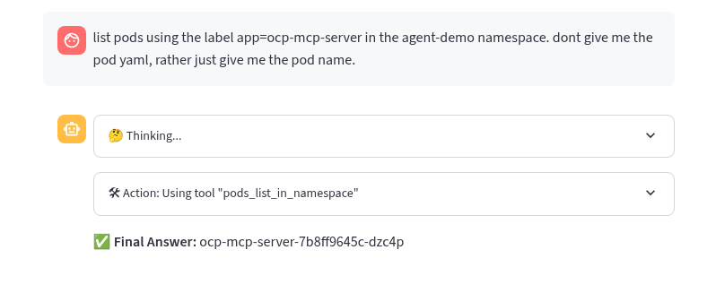 LlamaStack MCP OpenShift No Error