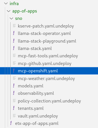 LlamaStack MCP OpenShift