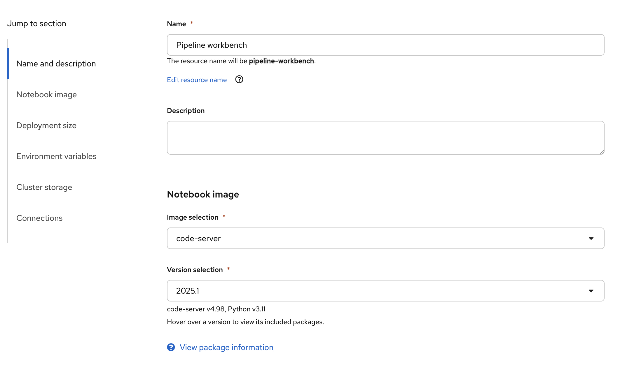 Code workbench