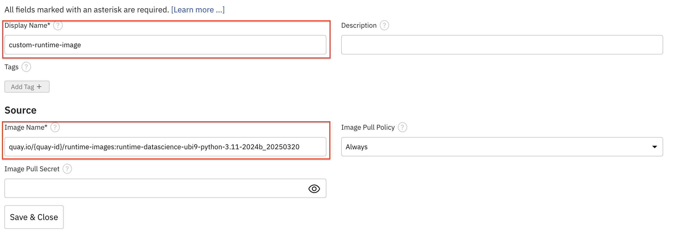 add runtime