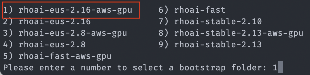 bootstrapOptions