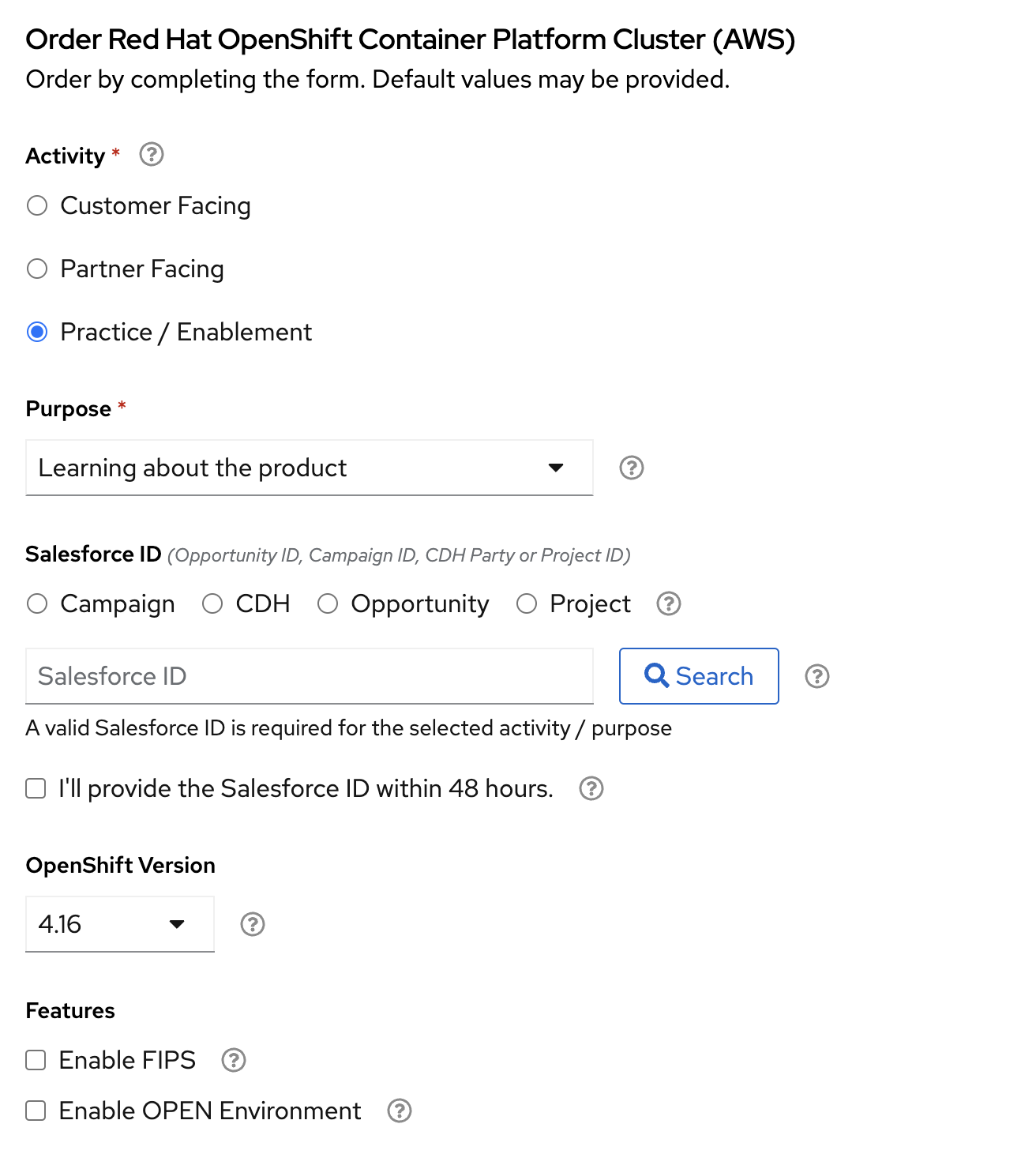 clustersettings Dev Prod