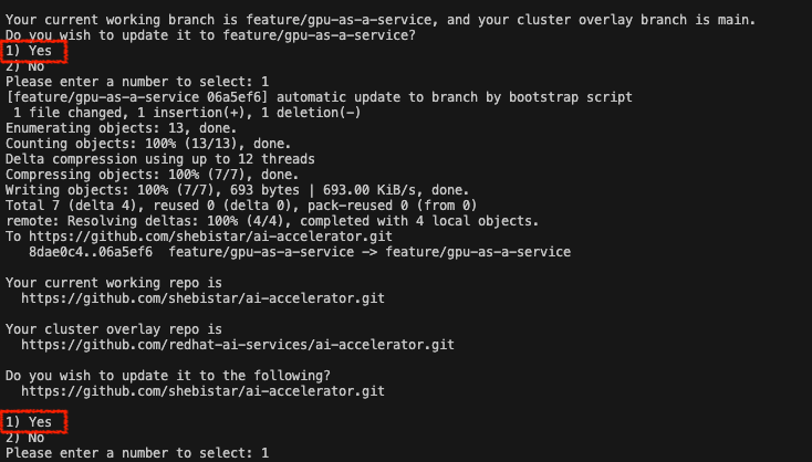 update branch